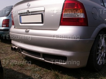 SPOILER DOKŁADKA ZDERZAKA TYŁ OPEL ASTRA G HB TFB TUNING