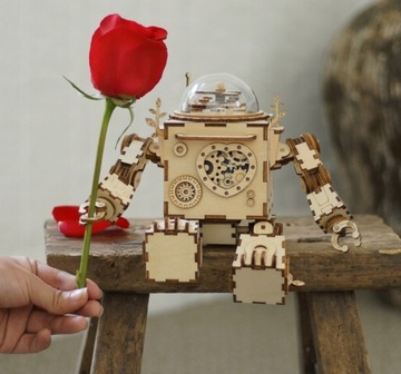 Robotime 3D деревянный пазл DIY набор в стиле стимпанк