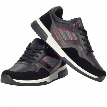 BUTY MĘSKIE SPORTOWE SNEAKERSY OBUWIE WIĄZANE