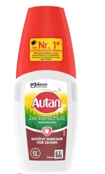 Autan środek na muszki, kleszcze produkt z DE.