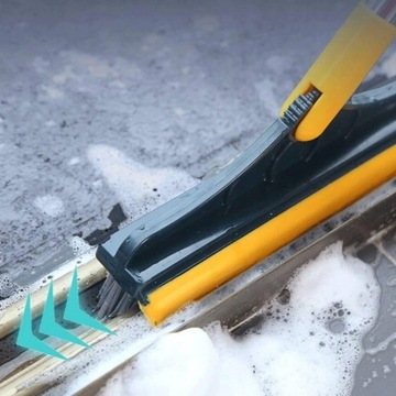 ЩЕТКА С РАСКЕЕМ ДЛЯ ЧИСТКИ ПОЛОВ И ГРУПП КОВРОВ 2 В 1