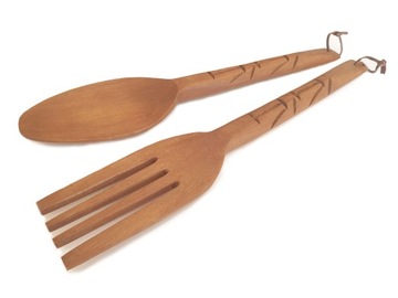 WIDELEC ŁYŻKA dekoracja do powieszenia drewno 49cm