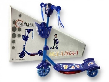 HULAJNOGA TRÓJKOŁOWA BALANSOWA ŚWIECĄCA