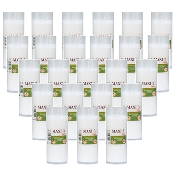 WKŁADY DO ZNICZY PARAFINOWE MAXI LIGHT 3 40H 24SZT