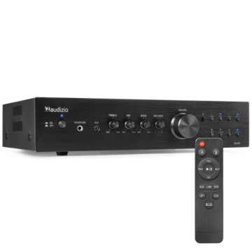 4-канальный усилитель 4x100 Вт HiFi BT Audizio черный