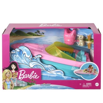 Mattel Barbie Motorówka GRG29