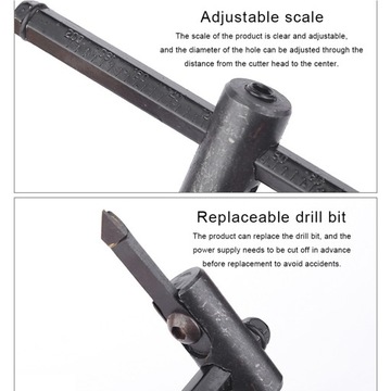 Circle Hole Regulowane wiertło do drewna