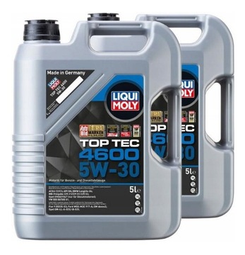 Olej silnikowy LIQUI MOLY TOP TEC 4600 5W30 C3 API SN/CF 10L 2x5L