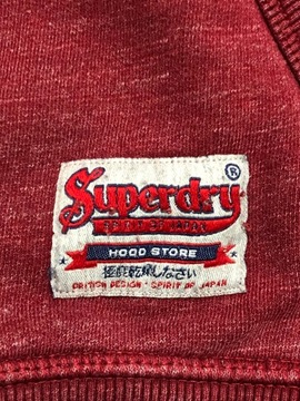 SUPERDRY r. S Bluza Z Kapturem Męska Hoodie Logo