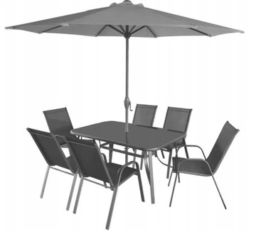 4 шт. садовый стул для садового балкона, серая рубашка-поло