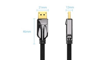 VENTION DisplayPort DP 1.4 8K 32,4 Гбит/с, оплетка, 1 м