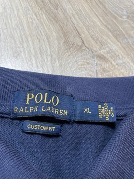 Koszulka Longsleeve Polo Ralph Lauren Big Logo granatowa XL