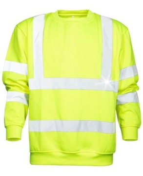 Bluza z pas. odbl. REF301 HI-VIZ - żółty - XXL