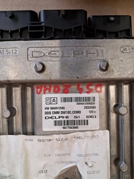 CITROEN DS4 2.0 HDI RH02 SADA STARTOVACÍ JEDNOTKA BSI KLÍČEK
