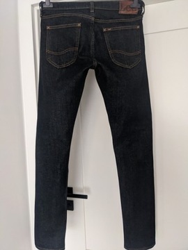 LEE spodnie jeans _ORYGINALNE jeansy 38 40 _czarny denim jak nowe W30 L32