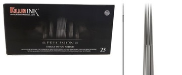 IGŁY DO TATUAŻU KILLER INK Precision 25-12RL/03 Round Liner 25 sztuk