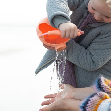 Силиконовое ведро для лейки - мятное