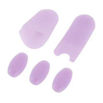 1 zestaw saksofonowych silikonowych poduszek pod kciuk Podkładki pod dłonie w kolorze fioletowym