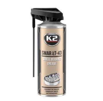 K2 W135 Smar ŁT-43 LITOWY do łożysk zawiasów prowadnic 400ml