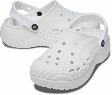 Damskie Klapki Chodaki Crocs Baya Platform 208186 Clog 36-37