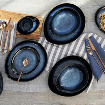 Тарелка глубокая 21 см DARK NIGHT VILLA ITALIA