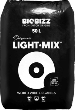 BIOBIZZ LIGHT-MIX 50л Органический универсальный грунт с перлитом, pH6.2 EC1.2