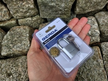 НАВЕСНОЙ ЗАМОК GERDA KSP BARREL 30MM ДЛЯ ШКАФА ДЛЯ ЗАЛА С 3 КЛЮЧАМИ