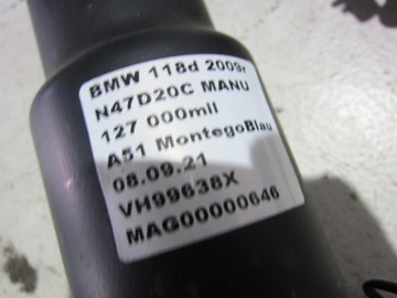 BMW E87 E82 120D 2.0D N47 HŘÍDEL HNACÍ 7567953