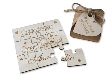 Puzzle w pudełku czy zostaniesz moim chrzestnym
