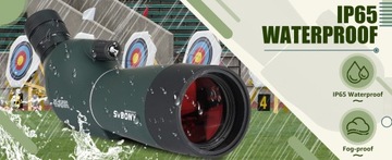 Зрительная труба Svbony SV28PLUS со штативом, объективом FMC 20-60x60 мм, телескопом