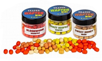 TRAPER WAFTER MINI MF HALIBUT CZARNY 6mm
