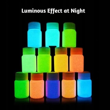 12szt Farba fluorescencyjna Luminous
