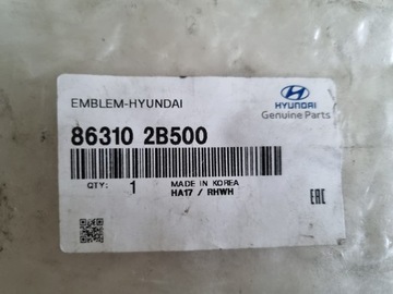 HYUNDAI SANTA FE ZNAKY ZNAK 86310-2B500 ORIG. NOVÝ