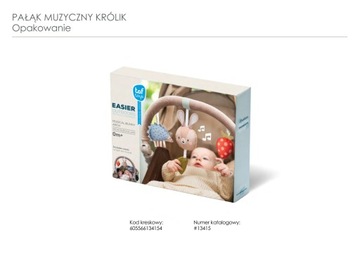 Музыкальная повязка на голову TAF TOYS Rabbit с играми и подвесками для коляски