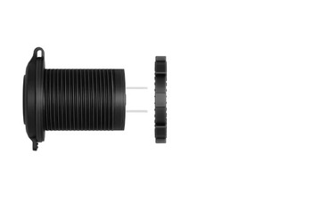 USB PD QC 3.0 автомобильная розетка 12В 24В IP65 светодиод синий
