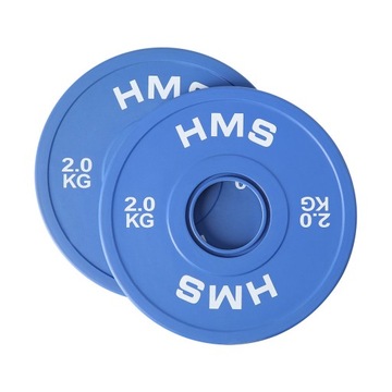 OBCIĄŻENIE OLIMPIJSKIE NA SZTANGE HANTLE KRĄŻEK DO ĆWICZEŃ 2X2KG 51mm