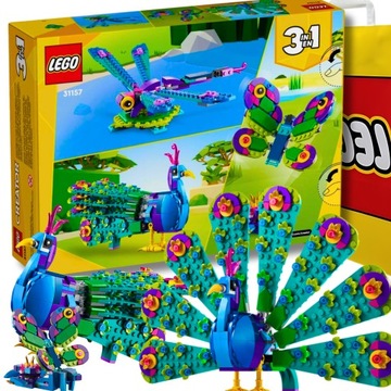 LEGO ЭКЗОТИЧЕСКИЕ БЛОКИ ПАВЛИНА ПОДАРОК ​​SUPER FUN 31157