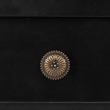 ЧЕРНЫЙ КОНСОЛЬНЫЙ СТОЛИК С ЯЩИКОМ = РУСТИК