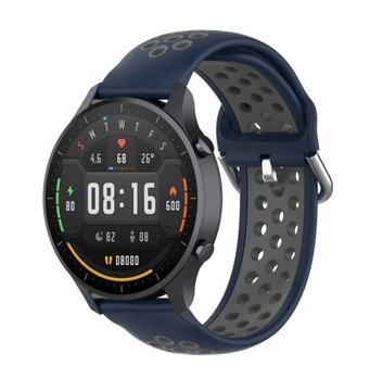 PASEK SILIK DUO DO HUAWEI WATCH GT3 42MM BLUE-GREY