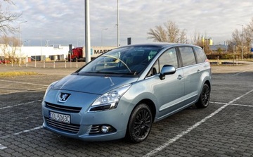 Peugeot 5008 I Minivan 1.6 THP 156KM 2009 Peugeot 5008 7-osobowy Bezwypadkowy Panorama 1.6 Benzyna 156KM