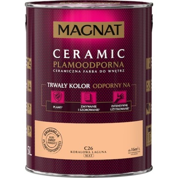 FARBA MAGNAT CERAMIC 5L C26 KORALOWA LAGUNA