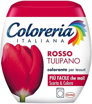 Coloreria barwnik do tkanin Rosso Tulipano 350g