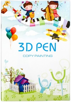 КНИГА С ШАБЛОНАМИ 3D РУЧКИ - 18 СТРАНИЦ