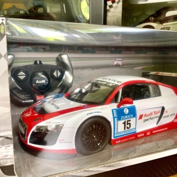 Автомобиль Радиоуправляемый Audi R8 LMS Rastar 1:14 Белый и Красный
