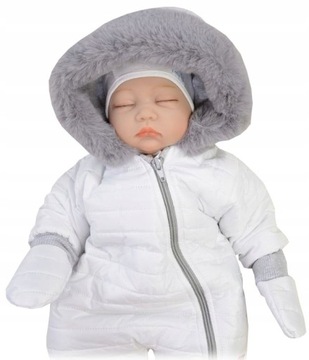 КОМБИНЕЗОН ORTALION МЕХОВОЙ ЗИМНИЙ белый 62 B01B