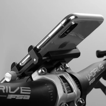 Алюминиевый держатель для телефона на велосипед, регулируемая основа Wolf Base 6-10 см X-81