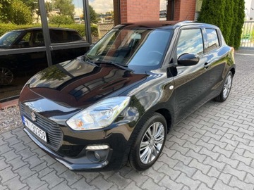 Suzuki Swift VI Hatchback 1.2 DualJet 90KM 2018 Suzuki Swift 1.2 benzyna 90 KM kamera zarej w PL bezwypadkowy zamiana