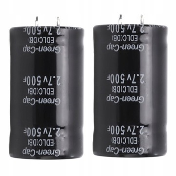 КОНДЕНСАТОР FARADA 2.7V 500F ЧЕРНЫЙ 2 ШТ.