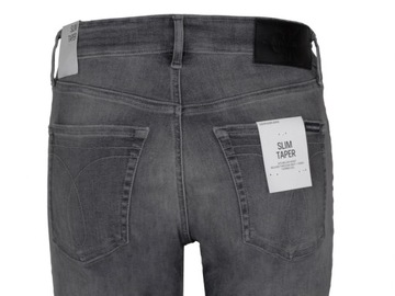 CALVIN KLEIN JEANS spodnie męskie, jeansowe, szare, 29/32