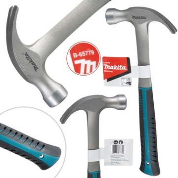 Młotek ciesielski Makita do gwoździ ze szponem B-65779 STOLARSKI 580G